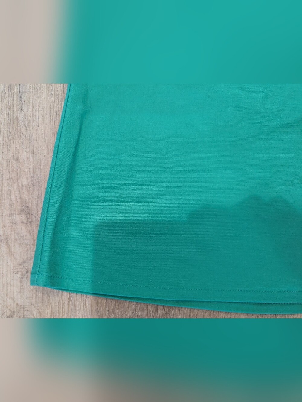 Hudson North Green Cotton A-Line Mini Skirt - Picture 3 of 6